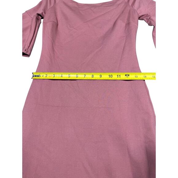 NEW- NWT Gianni Bini Mauve Off-Shoulder Flutter Sleeve Bodycon Dress - Size S - Picture 4 of 9